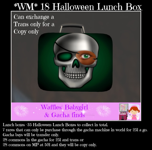 *WM* 18 Halloween Lunch box