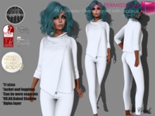 Full Perm MI Asymmetric Overlap Jacket With Leggings  Maitreya - Belleza - Slink Hourglass - TMP