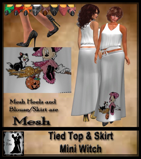 Tied Top & Skirt Mini Witch