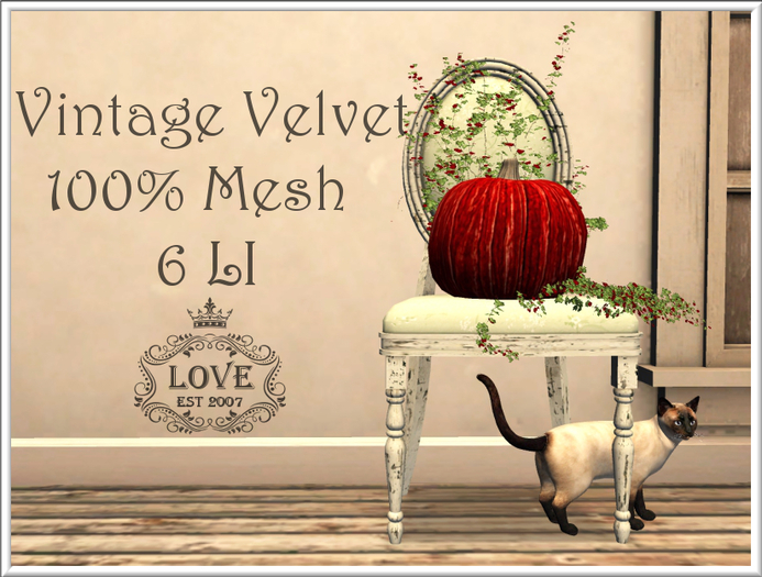 LOVE - VELVET PUMPKIN - SCARLET (ADD ME & TOUCH SCREEN)