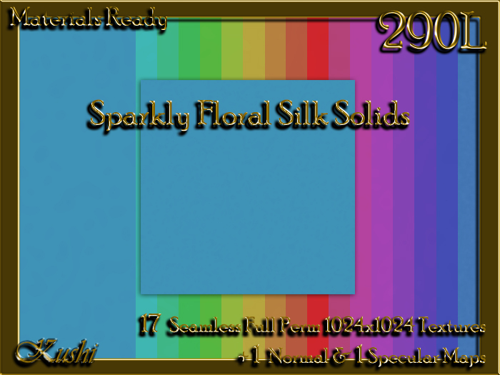 Sparkly Floral SILK Fabric Seamless Textures