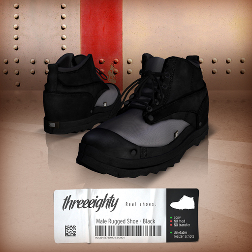 [380] Rugged Shoe - BLACK - SLx