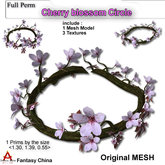 FC- Mesh Cherry blossom Circle full perm 1 prim!