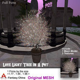 FC- Mesh Love Light Tree in A Pot full perm 