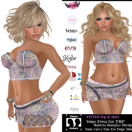 KYLIE TOP  & SKIRT BAGGED SINGLE NO.2