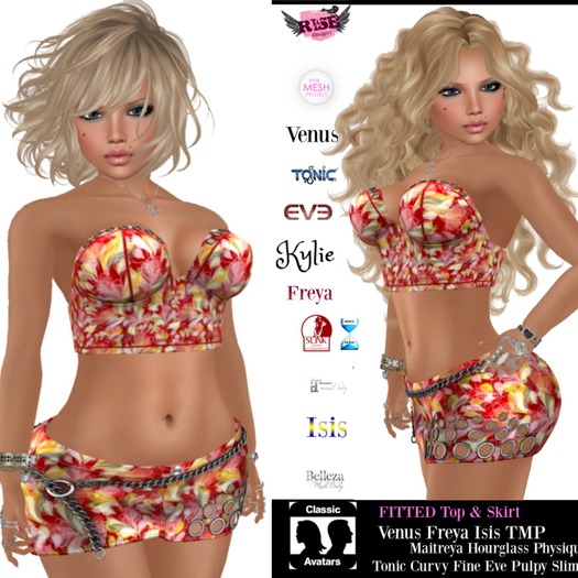 KYLIE TOP  & SKIRT BAGGED SINGLE NO.11