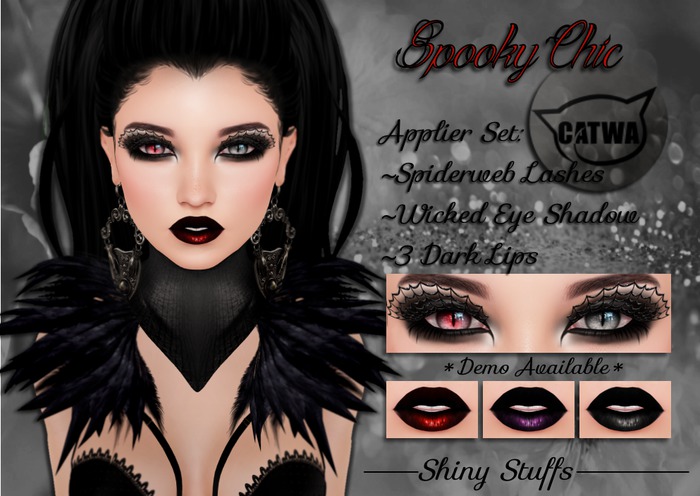 ~Shiny Stuffs~ CATWA Spooky Chic Applier Set Halloween Special!