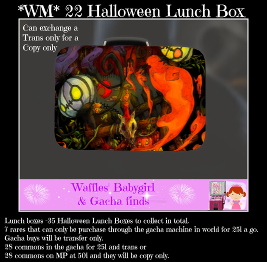 *WM* 22 Halloween Lunch box