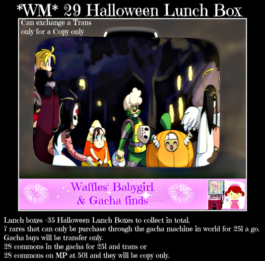 *WM* 29 Halloween Lunch box