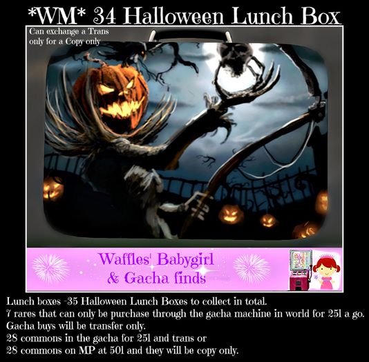 *WM* 34 Halloween Lunch box