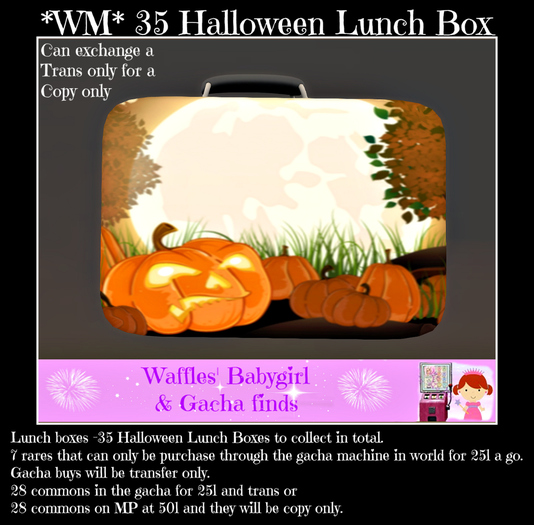 *WM* 35 Halloween Lunch box
