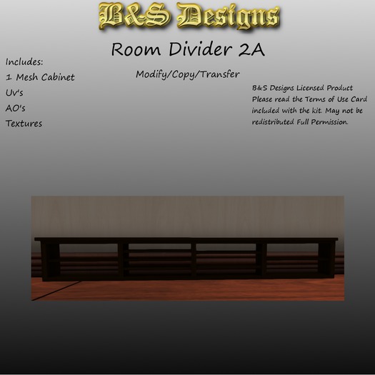 Room Divider 2A Full Permission Kit