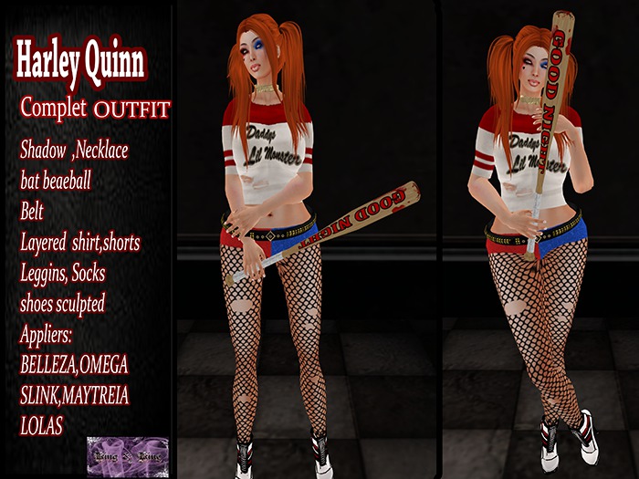 *L&L*Harley Quinn Complete Outfit