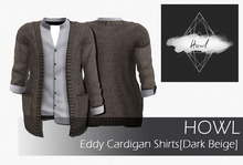 Howl - Eddy Cardigan [Dark Beige] Wear