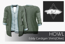 Howl - Eddy Cardigan [Olive] Wear