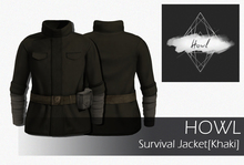 Howl - Survival Jacket [ Khaki ] Wear