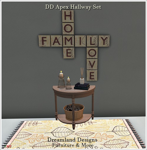 Second Life Marketplace - DD Apex Hallway Set