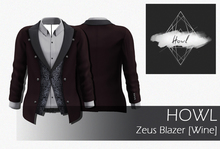 Howl - Zeus Blazer [ Wine ] Wear