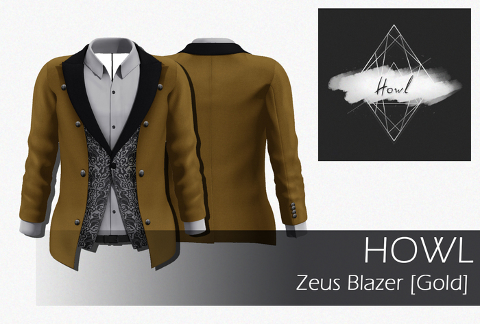 Howl - Zeus Blazer [ Gold ] Wear