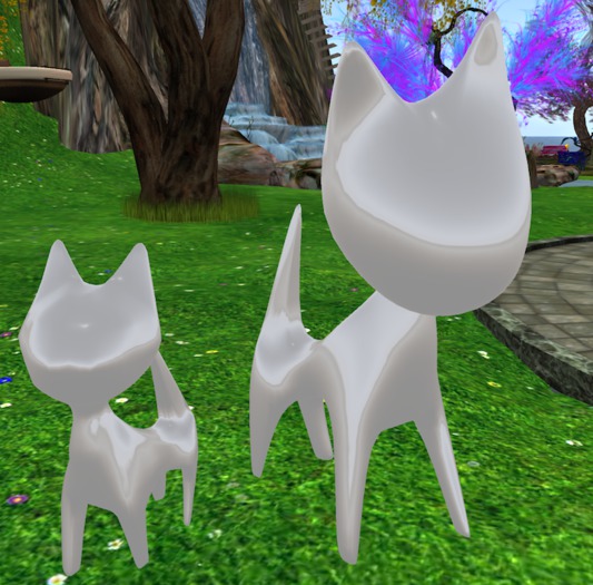 White cats - box