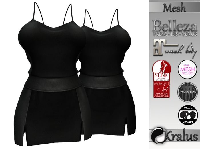 ::KRALUS:: Mesh : Aylin : Black 