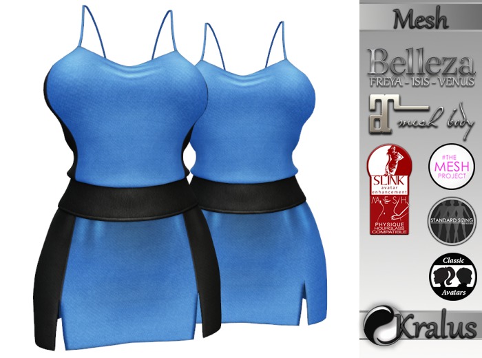 ::KRALUS:: Mesh : Aylin : Blue 