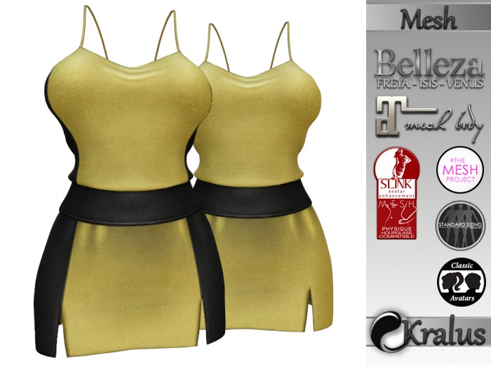 ::KRALUS:: Mesh : Aylin : Gold 