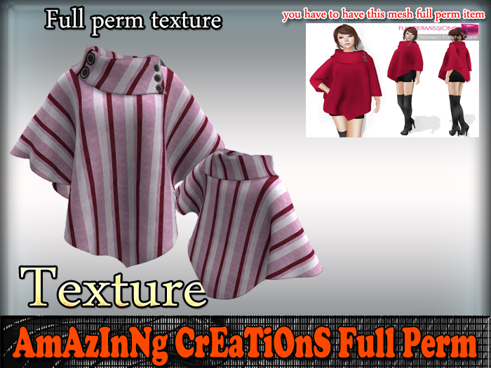 AmAzInG CrEaTiOnS Texture Poncho Cape 49