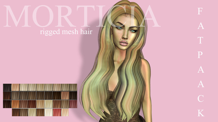 :: # MLT MORTICIA MESH HAIR FATPACK