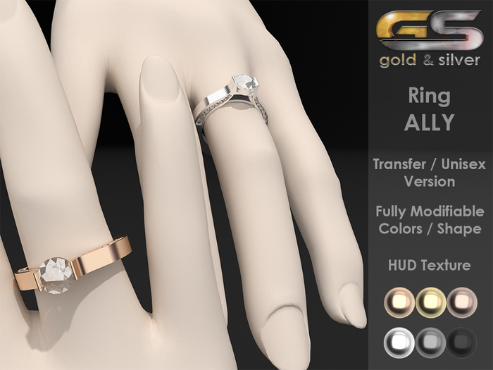 ~Gold & Silver~Ring ALLY Mod/Trans