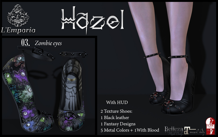 L'Emporio::*Hazel*:: 03 Shoes Slink/Maitreya/Belleza (Boxed)