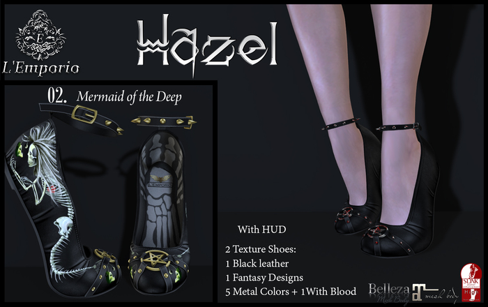 L'Emporio::*Hazel*:: 02 Shoes Slink/Maitreya/Belleza   (Boxed)