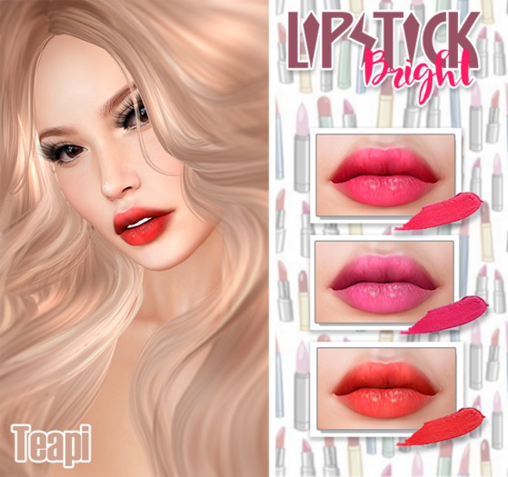 teapi - bright lipstick for catwa head
