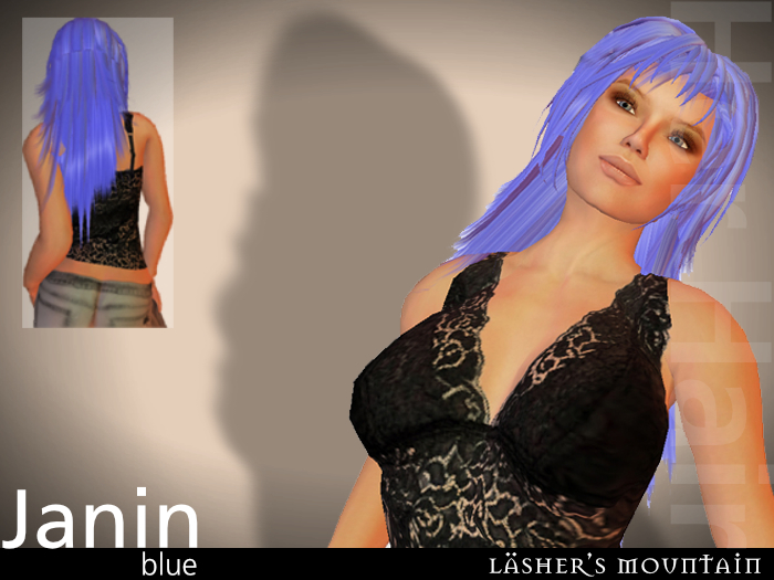 Blue JANIN  Women's Long HAIR