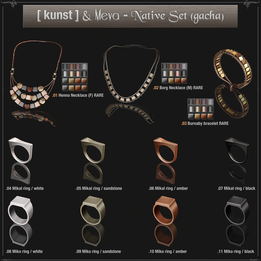 .06 [ kunst ] & Meva - Mikal ring / amber