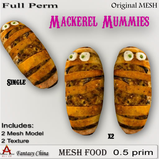 FC- Mesh Mackerel Mummies full perm 