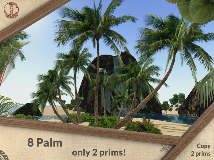 8 palm 2 prims - palm