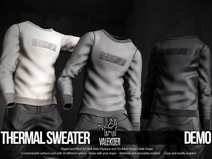 [VALE KOER] THERMAL SWEATER DEMO
