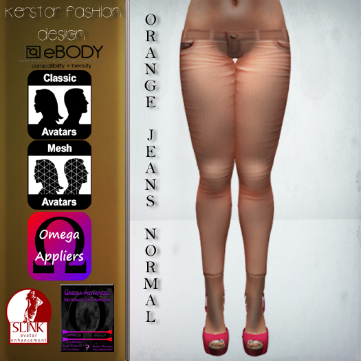 KS Design -Orange Jeans