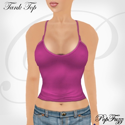 Hot Pink Tank Top by PopFuzz