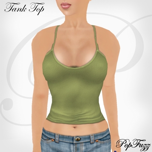 Olive Tank Top by PopFuzz