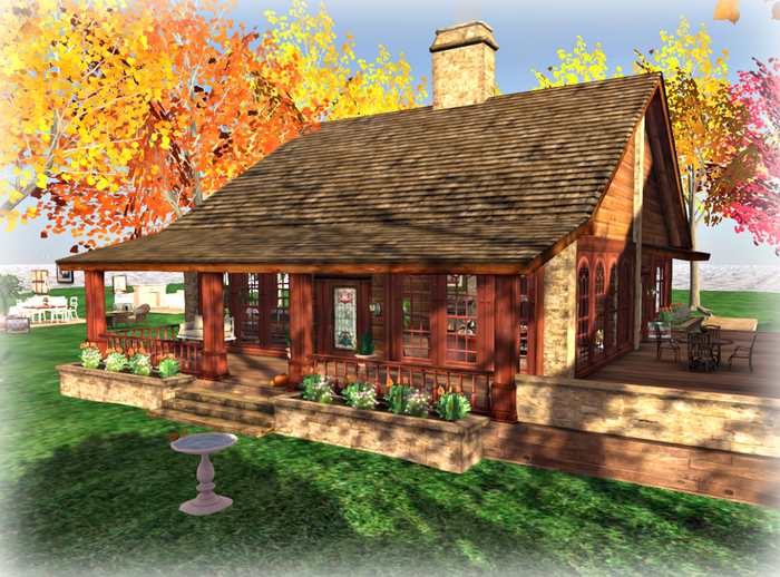 BLUE RIDGE CABIN / HOUSE PART MESH