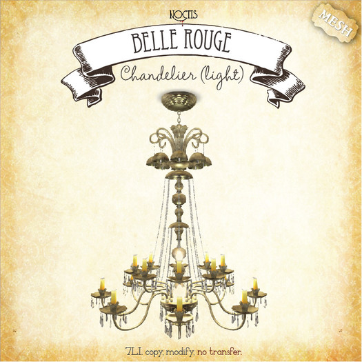 [noctis] Belle Rouge chandeleir/light BOXED