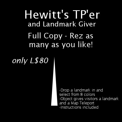 Hewitt's TPer and LM Giver BOXED
