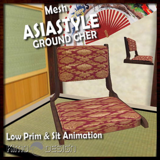 Asia Style Japanese Ground Seat