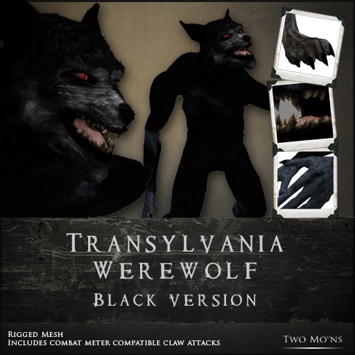 Two Moons - Black Transylvania werewolf [BOXED]