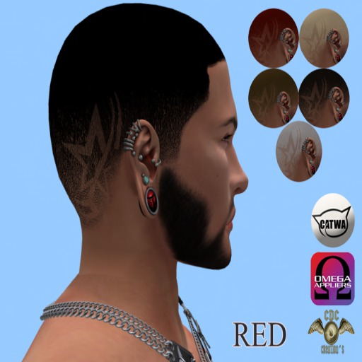 .:CDC Hair Base Redhead Star *Omega/ Catwa*