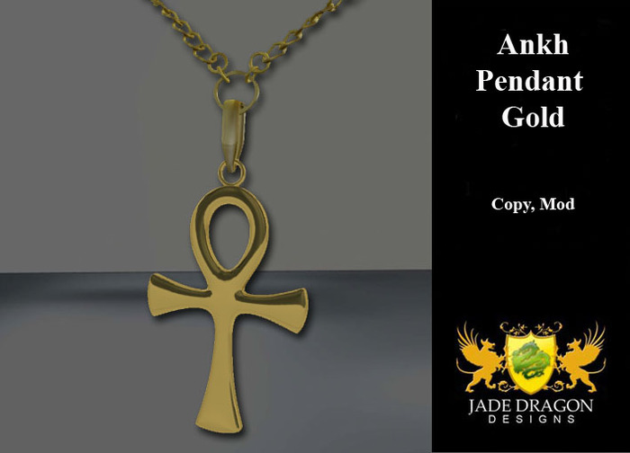 Ankh Pendant - Gold