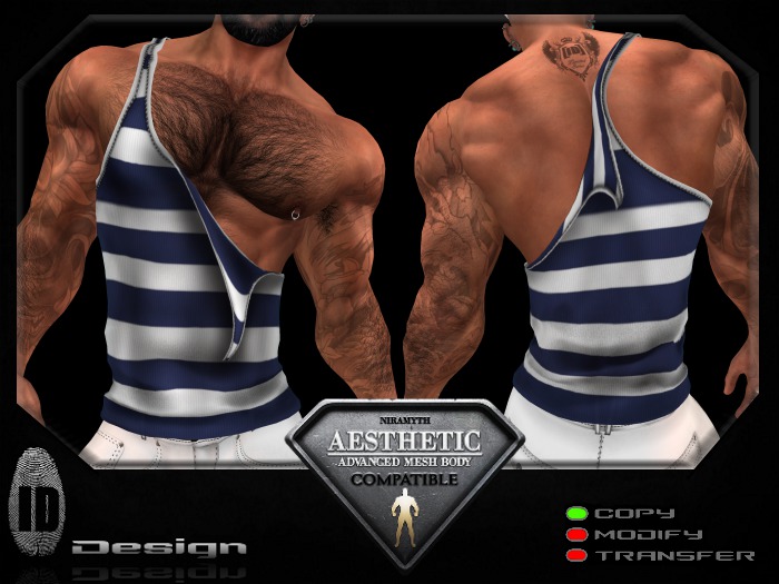[ ID ] One Sling Blue Tank for (NIRAMYTH) - AESTHETIC