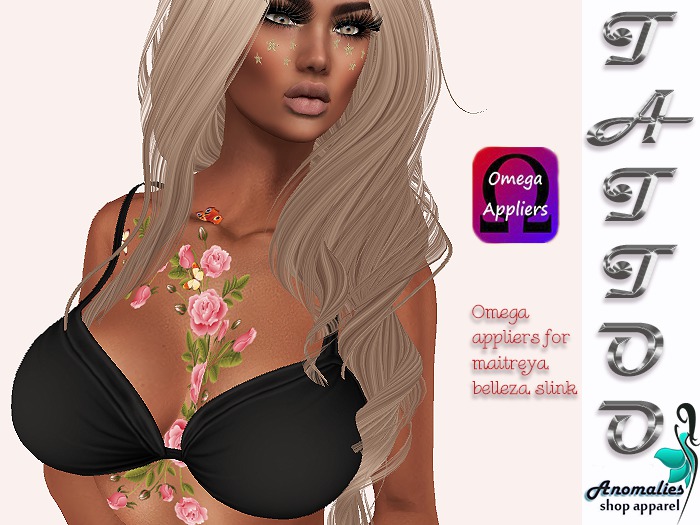 Rose tattoo chest